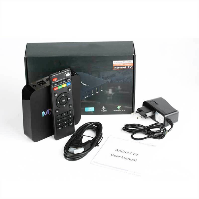 Смарт TV приставка TV-BOX MXQPRO 4K 5G (Android 13.0 2/16) Андроид